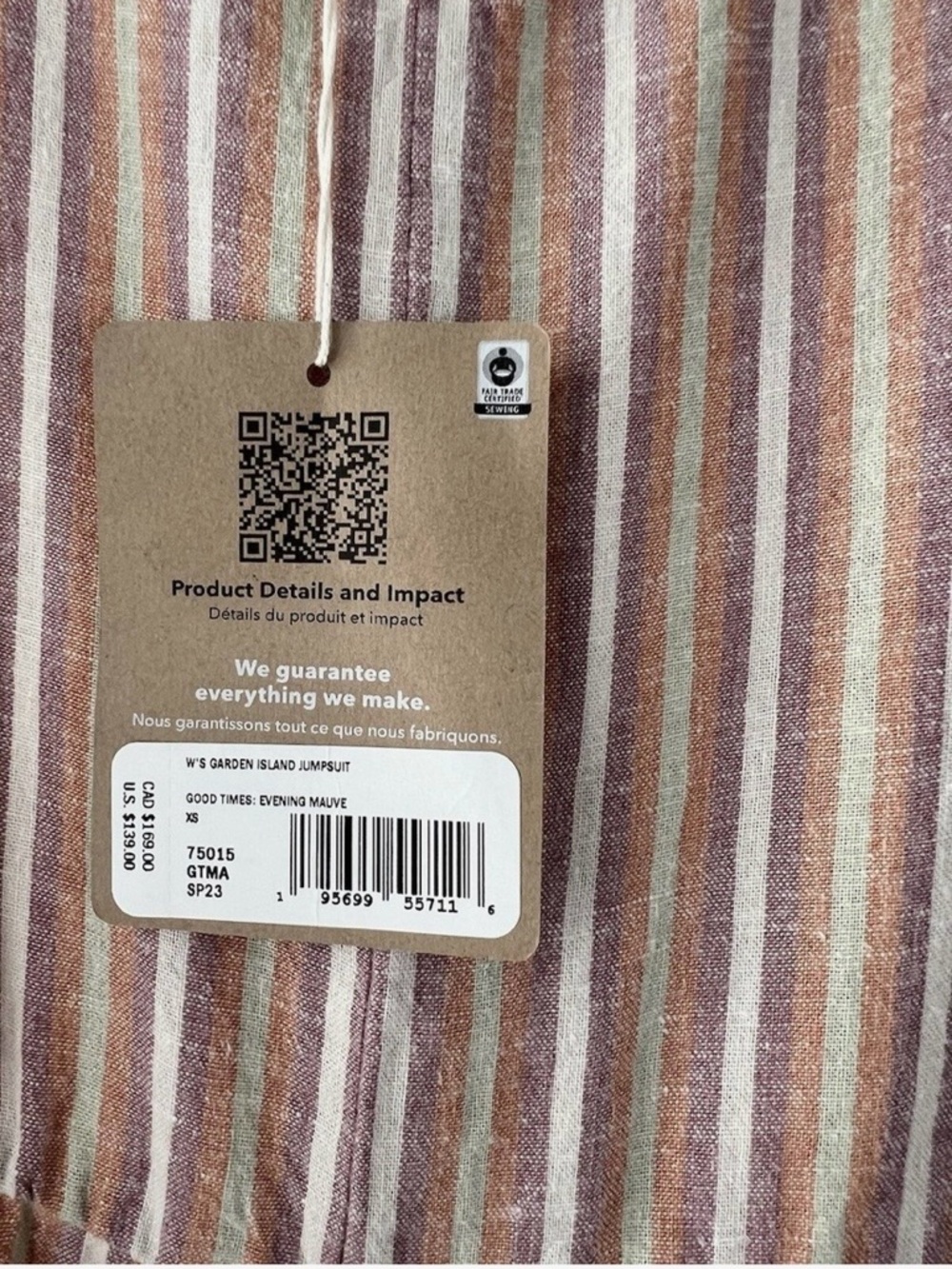 Patagonia Women’s Garden Island Jumpsuit - Picture 4 of 6